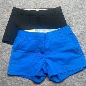 Lot of 2 New J Crew Chino Broken in Shorts